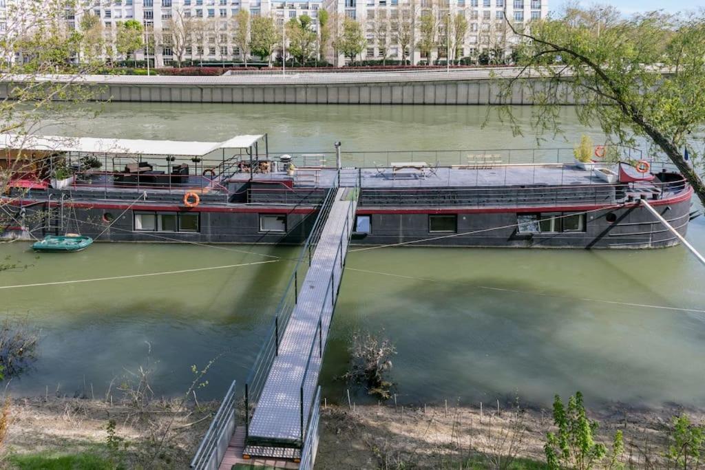 فيلا Grande Peniche 4 Ch - 10 Pers -Paris - Ile De Puteaux- Terrasses المظهر الخارجي الصورة