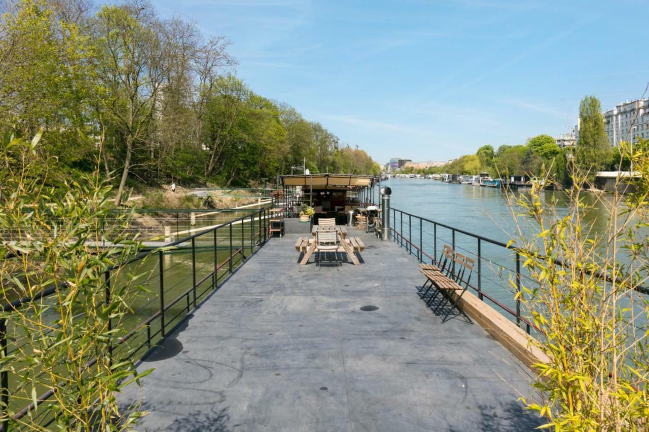 فيلا Grande Peniche 4 Ch - 10 Pers -Paris - Ile De Puteaux- Terrasses المظهر الخارجي الصورة